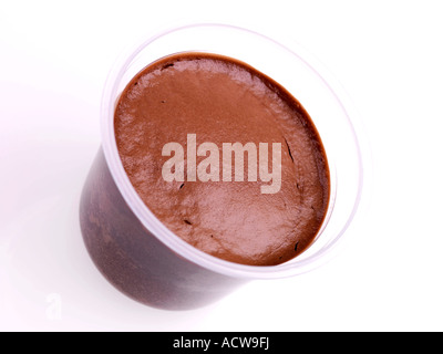 Low Fat Chocolate Mousse Stock Photo