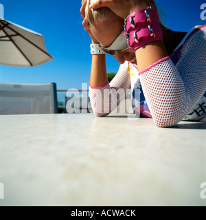 Young Woman Crying Model Released Stock Photo