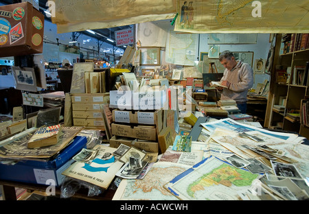 Old book and maps shop Buenos Aires Argentina Stock Photo
