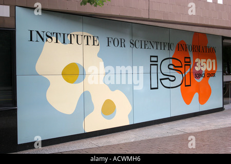 Institute for Scientific Information ISI 3501 University City Science Center Market Street Philadelphia Pennsylvania USA Stock Photo