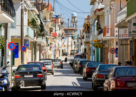 Argostoli Town, Kefalonia. Ionian Islands Greece. Stock Photo