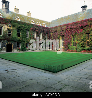 Lincoln College Front Quad Stock Photo