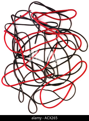 LICORICE LACES Stock Photo