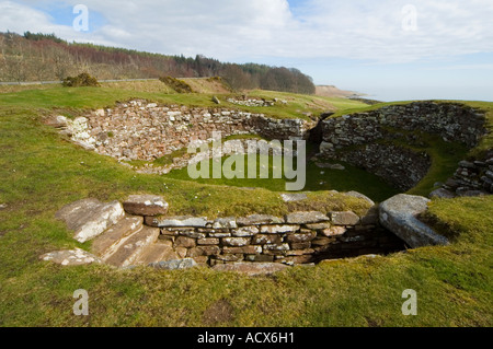 Carn Laith Broch, near Golspie, Sutherland, Scotland, UK Stock Photo