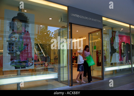 United Colors of Benetton shop in Vilnius, Lithuania Stock Photo