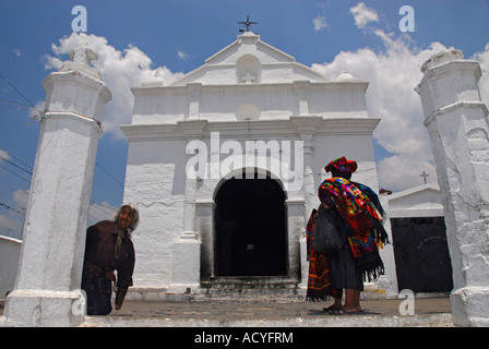 Church of El Calvario, Chichicastenango, Guatemala, Central America Stock Photo