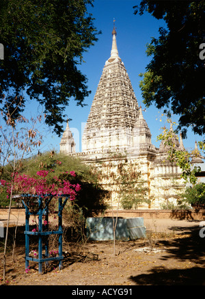 Myanmar Pagan Mahabodi Pagoda Stock Photo