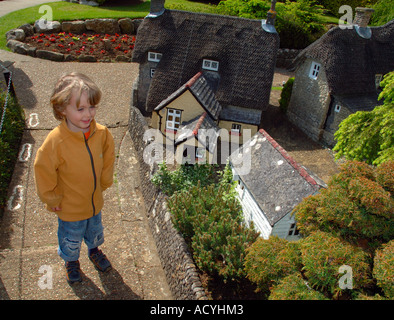 Godshill Model Village, Godshill, Isle of Wight, England, UK, GB. Stock Photo