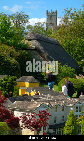 Godshill Model Village, Isle of Wight, England, UK, GB. Stock Photo