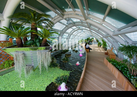 IIAC Stargarden inside ICN Incheon International Airport AREX Airport Train Station Building Seoul Korea Stock Photo