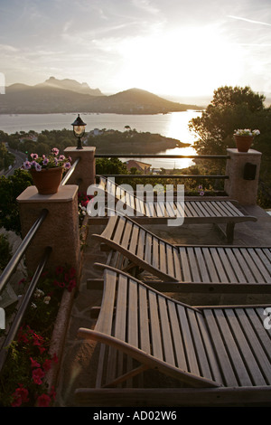 Sunrise Over the Bay of Agay Near St Raphael, South of France Stock Photo