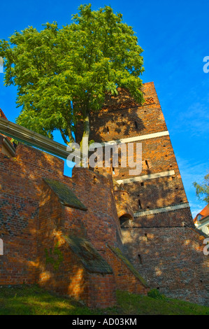 Leaning tower in central Torun Poland EU Stock Photo