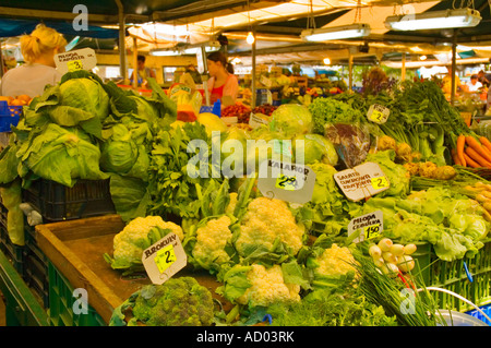 Market at Plac Wielkopolski in Central Poznan Poland EU Stock Photo