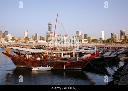 Harbour Kuwait City Stock Photo