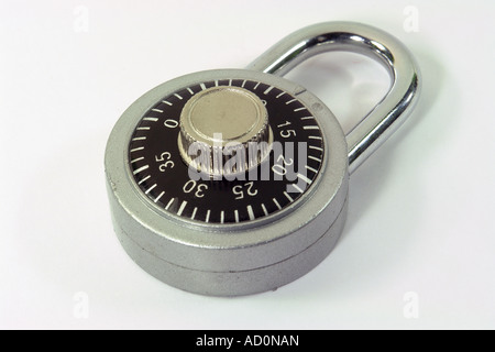 lock as symbol for barriers obstruction security internet security Firewall and so on Stock Photo
