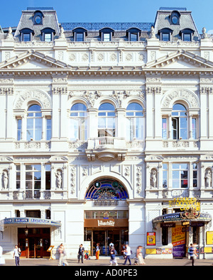 The Criterion building and entrance to the Criterion restaurant and theatre on Piccadilly Circus in London. Stock Photo