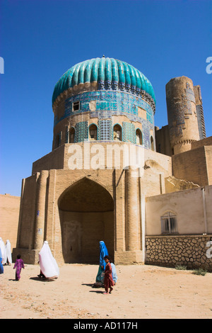 Afghanistan, Balkh (Mother of Cities), Shrine of Khwaja Abu Nasr Parsa Stock Photo