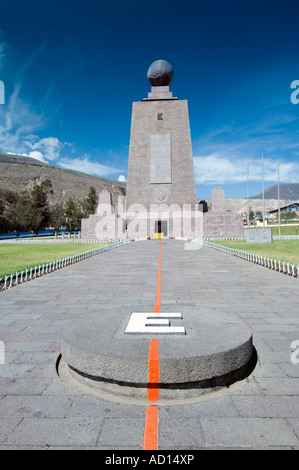 La Mitad del Mundo (marking the Equator), Ecuador Stock Photo