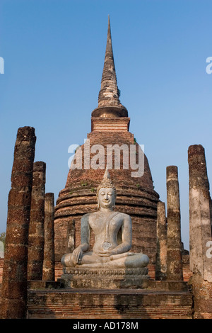 Wat Sra Si/ Wat Sa Si, Sukhothai Historical Park, Sukhothai, Thailand Stock Photo