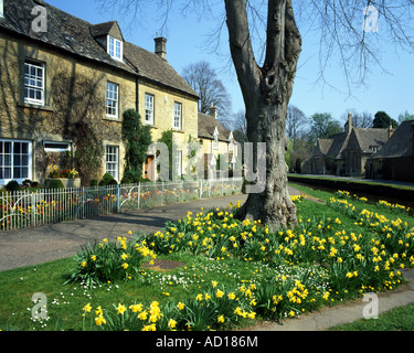 Lower Slaughter near Bourton on the Water, Cotswalds, Gloucestershire. Stock Photo