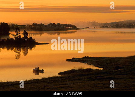 sunrise, Mayfield, Prince Edward Island, Canada Stock Photo