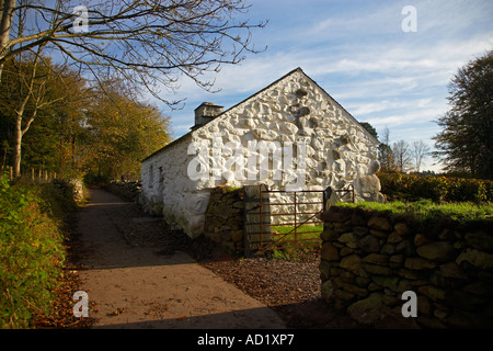 North Wales Cottage at the Museum of Welsh Life, St Fagans Cardiff, South Wales, UK Stock Photo