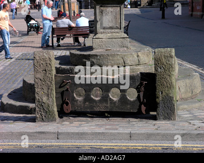 The Stocks in the Market Square Poulton le Fylde