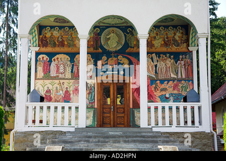 Dormition of the Virgin Romanian Orthodox Church, Sovata, Mures County, Transylvania, Romania Stock Photo