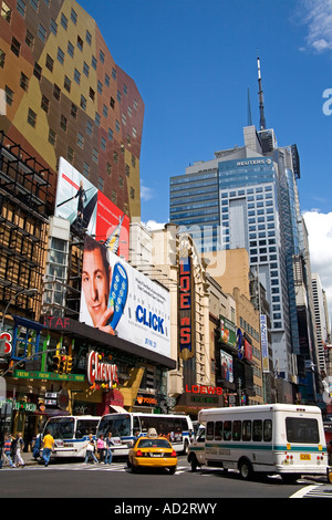 42nd Street Times Square Midtown Manhattan New York City New York USA Stock Photo