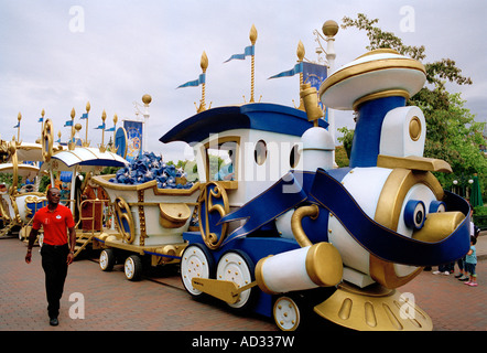 Disneyland Procession in Paris. Stock Photo