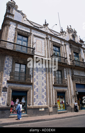 House of Tiles or Casa de los Azulejos in the Centro Historico, Mexico City Stock Photo