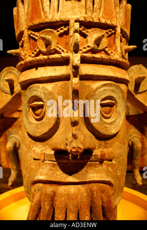 Dios de Agua or Water God  from Tehuacan area of Puebla, Mexico, Museo Nacional de Antropologia, Mexico City Stock Photo