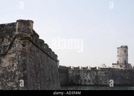 San Juan de Ulua fortress in the city of Veracruz, Mexico Stock Photo
