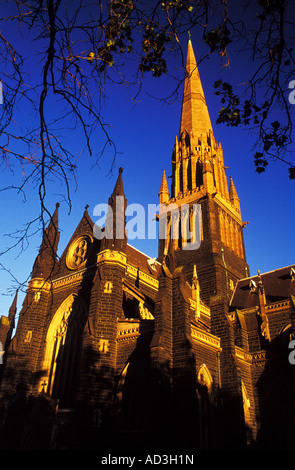 st patricks cathedral, melbourne, victoria, australia Stock Photo
