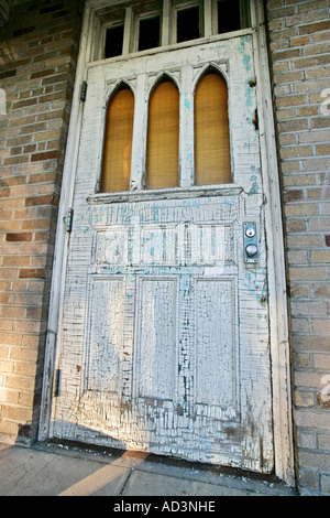 The Asylum Door Stock Photo