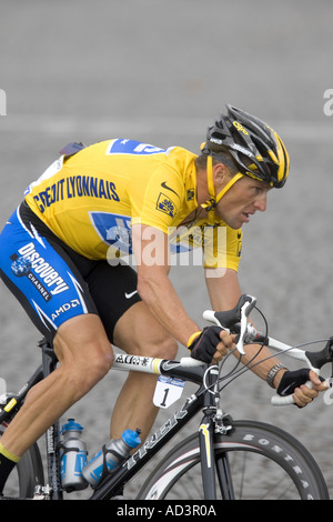 Lance Armstrong 7 time Winner of the Tour de France  Stock Photo