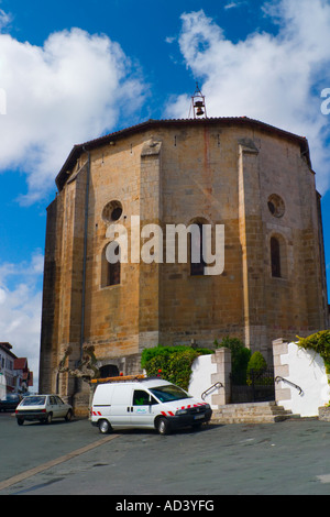 St Vincent Church in Urrugne France Stock Photo