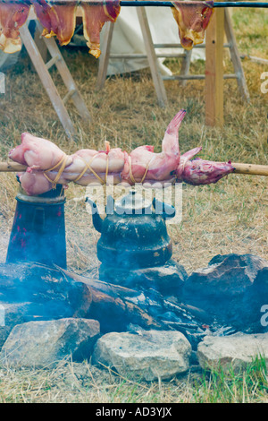 West Country Cowboy Dinner Stock Photo