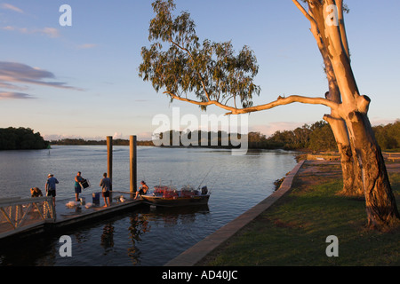 Deepwater Bend North Pine River Tinchi Tamba Wetlands Brisbane Queensland Australia Stock Photo