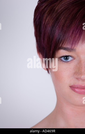 Close up of a beautiful young woman Stock Photo
