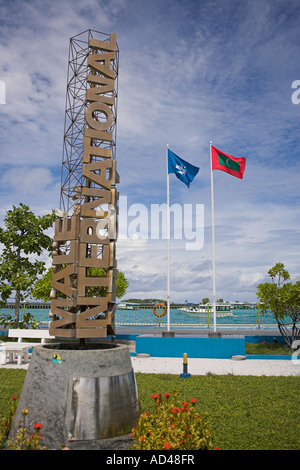 Malé International Airport of the Maldives, Asia Stock Photo