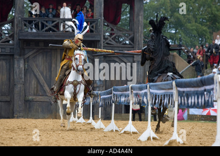 Medieval tournaments in Kaltenberg, Bavaria, Germany Stock Photo