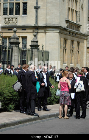 Oxford University student Stock Photo