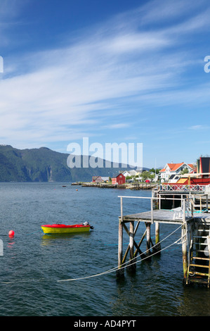 Leikanger and the Sognefjorden Sogn og Fjordane Norway Stock Photo - Alamy