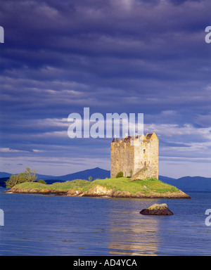 Castle Stalker near Port Appin, Appin, Argyll and Bute, Scotland, UK Stock Photo