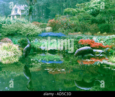 Shore Acres State Park near Charleston and Coos Bay on the Southern Oregon Coast Stock Photo