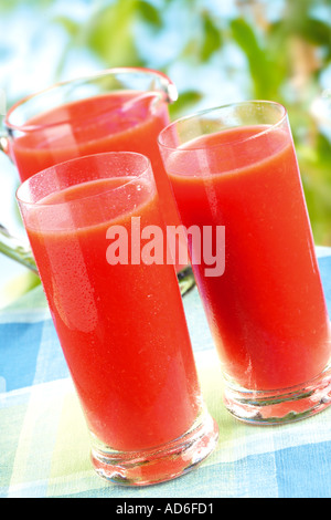 SUMMER FRUIT DRINK Stock Photo