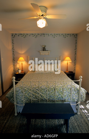 Guest Bedroom Sunflower Hill Bed Breakfast Inn Moab UTAH Stock Photo