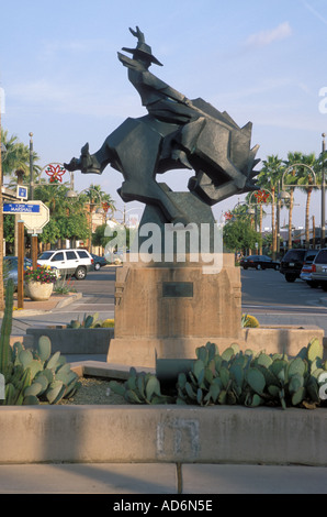 Jack Knife sculpture, Main Street, Old Town, Scottsdale, Arizona