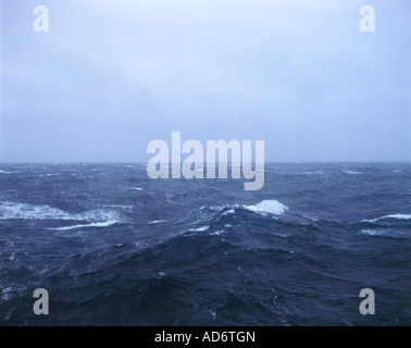 Rough Sea State, Maritime Beaufort Scale Gale Force 8 Stock Photo
